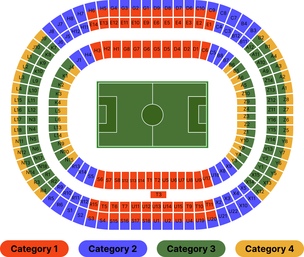 Stade de France Seating Plan, Guide & Reviews | SeatPick
